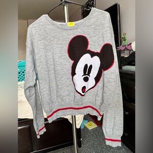 Mickey Mouse Disney Gray Sweater